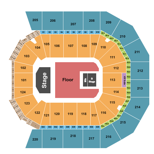 Moody Center ATX Tyler, The Creator Seating Chart